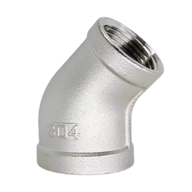 45 Grad Reduktioun Weiblech Threaded Ielebou