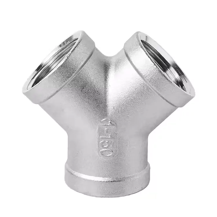 BSP STAINLESS Steel Y-Typ Männlech Threaded Tee