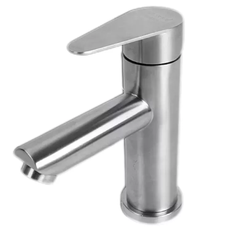 Zylindresch flaach Handle waarm a kal Basin Kran
