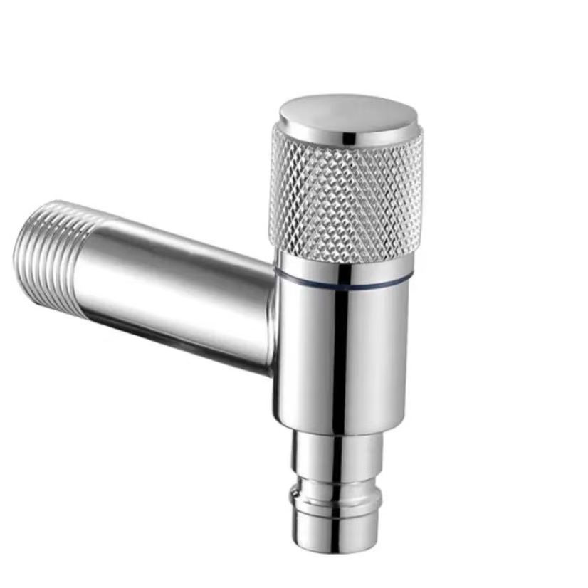 Verlängert Knurled Handle Waasser-Stop Wénkel Krunn Verlängert Knurled Handle Waasser-Stop Wénkel Krunn