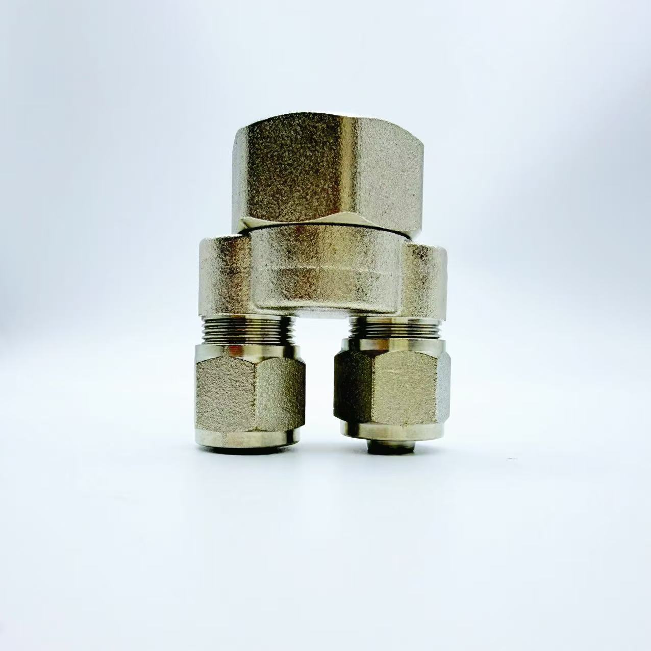 Weiblech threaded Y-förmlech duebel ferrule Branch Connector
