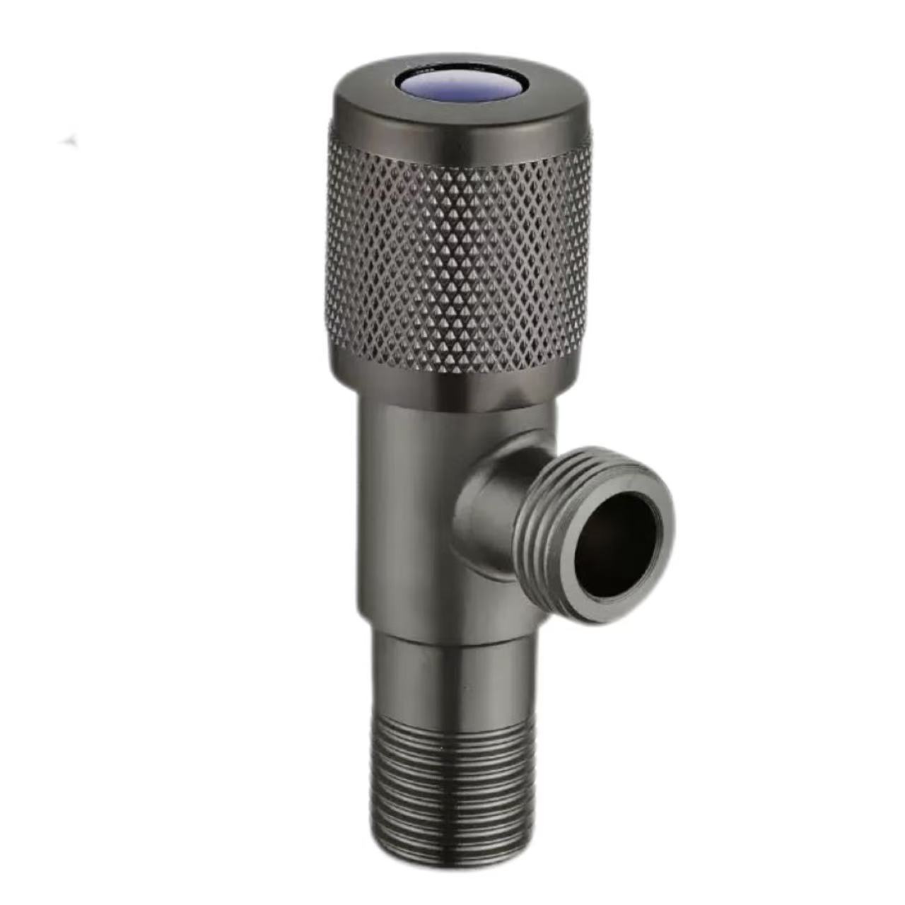 Gunmetal Knurled Handle Universal waarm a kal Waasser Inlet Krunn