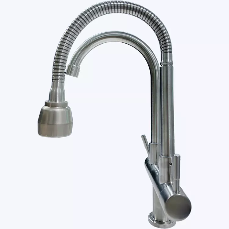 Kichen rotéierend Single-Cold Dual-Pipe Double-Outlet Krunn Kichen rotéierend Single-Cold Dual-Pipe Double-Outlet Krunn