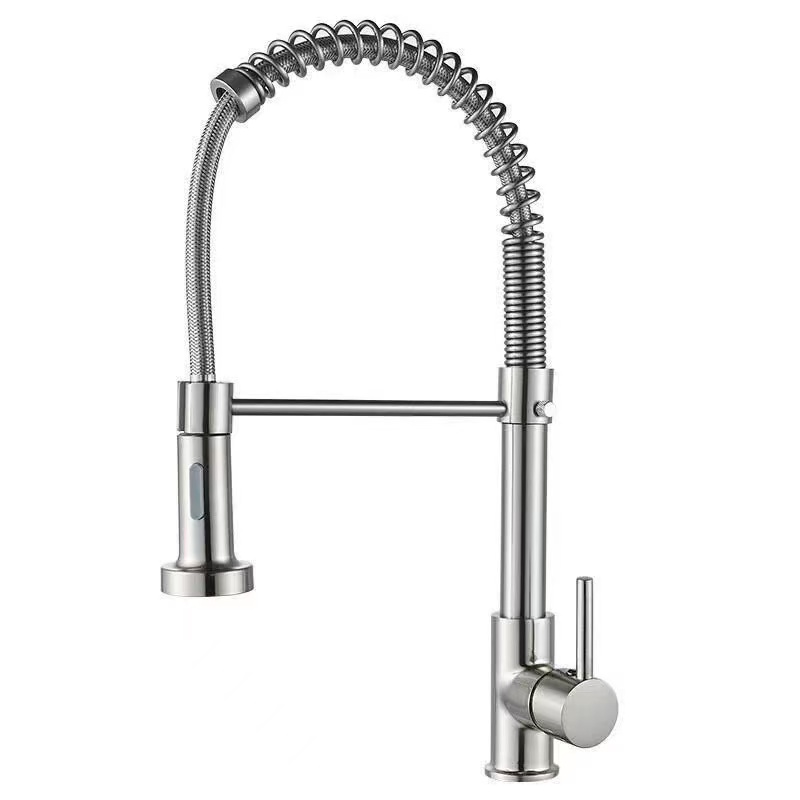 Kichen Fréijoer Universal Rotatioun waarm a kal faucet