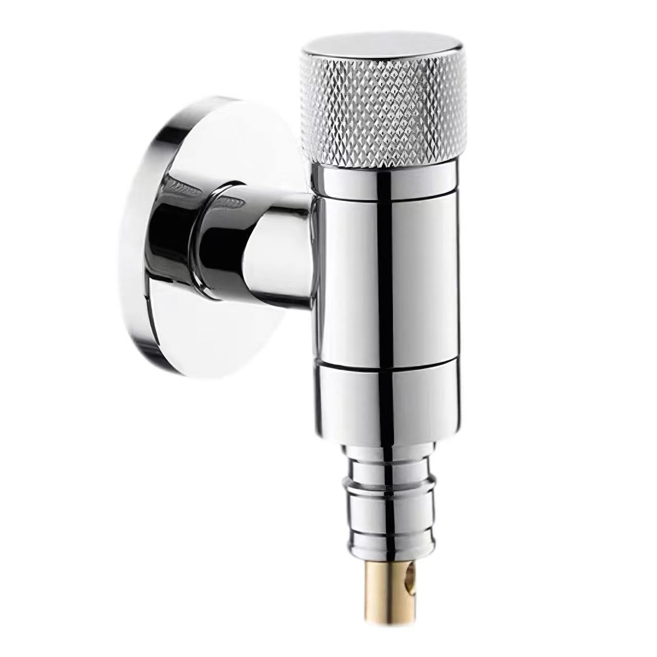 Knurled Handle Anti-Iwwerfluss Wäschmaschinn Waasser Stop Krunn Knurled Handle Anti-Iwwerfluss Wäschmaschinn Waasser Stop Krunn