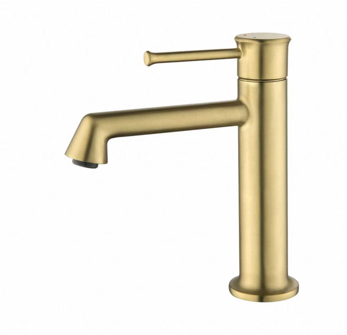 Matte Gold zylindresch Single-Kontroll Krunn