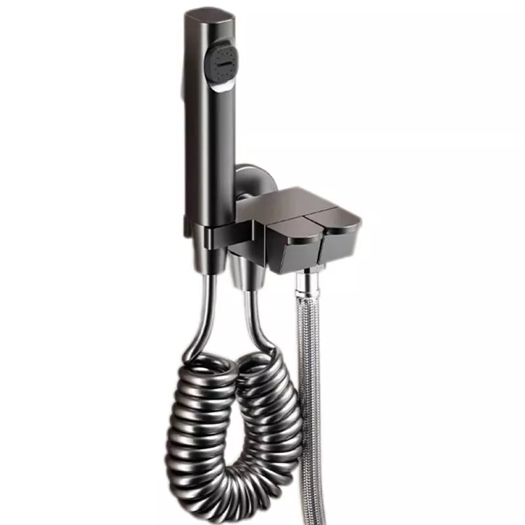 Piano-Stil Push-Button Toilette Bidet Sprayer Set