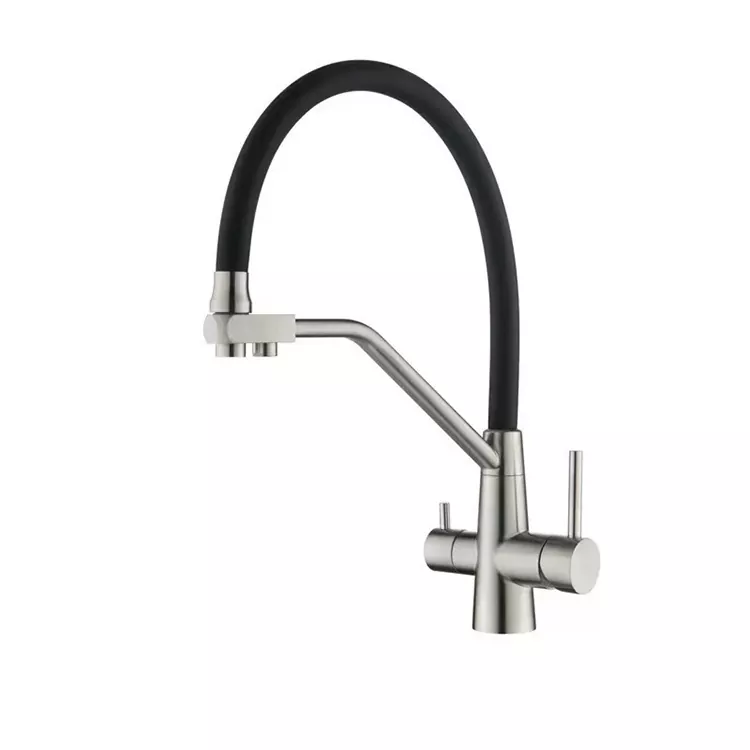 Silikon Pull-Out Schlauch 3-an-1 waarm a kal Waasser Krunn