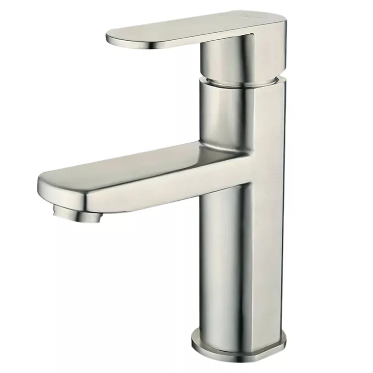 Square Kolonn Round Body Hot A Kale Basin Faucet