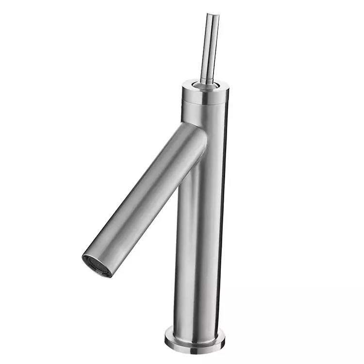 Top Grëff zylindresch waarm a kal Basin Faucet